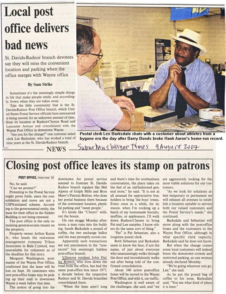 Save the Radnor-St. Davids Post Office