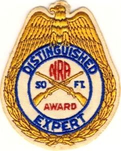 NRA Distinguished Expert badge